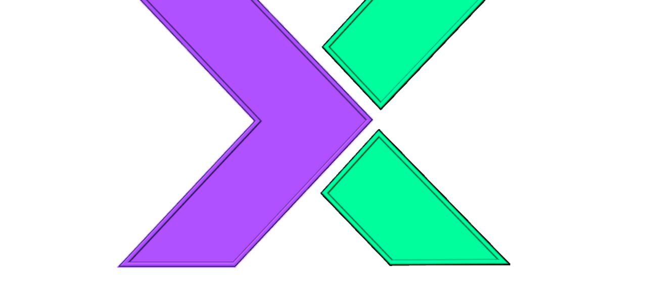 logo, lettre x, x