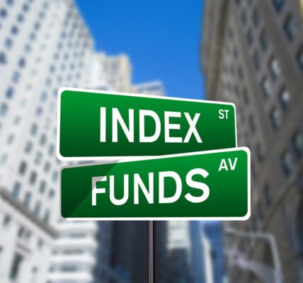 Index Funds Wall Street Sign