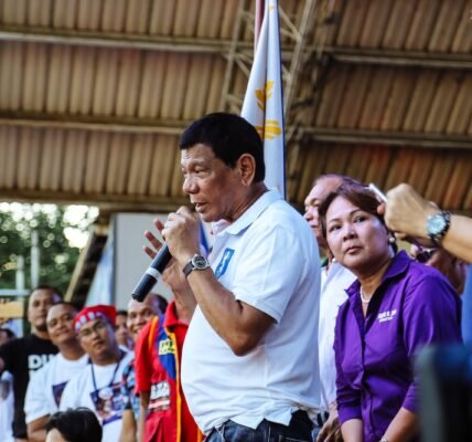 Rodrigo Duterte on Stage